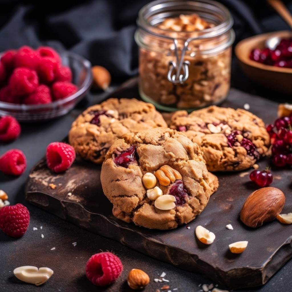 Peanut Butter Raspberry Cookies With Gu Nard Peanut Oil Huiles Gu Nard